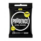 Preservativo Extra grande Com 3 Unidades Prudence