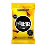 Preservativo C S Banana Com 3 Unidades Prudence
