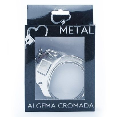 Algema Em Metal Cromada 180gr Sensual Love