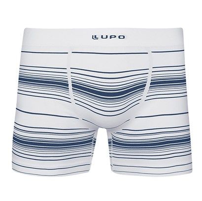 Cueca Boxer Sem Costura Listras Lupo