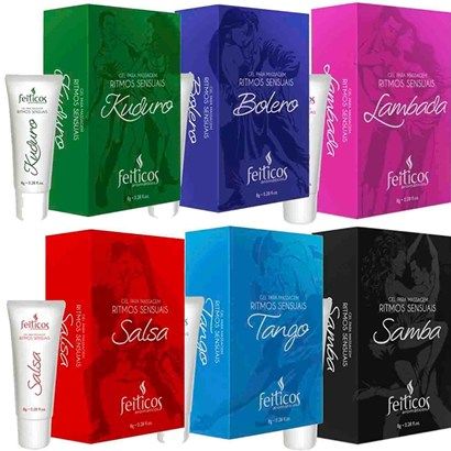 Gel Funcional Bisnaga Ritmos Sensuais 8gr Feitiços