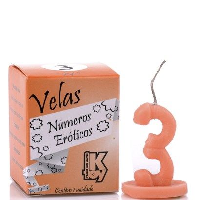 Vela Aniversário Erótico 3 KGel