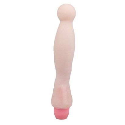 Prótese Vibrador Cyber Vértebra 18,5 X 4cm Claro