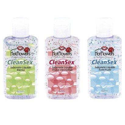 Higienizador Líquido Clean Sex 60ml Hot Flowers